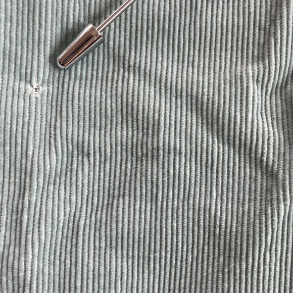 Vintage 70's Levi's Corduroy Pants Teal Blue Bootcut Vintage Men's Size 32x32 - Picture 12 of 13